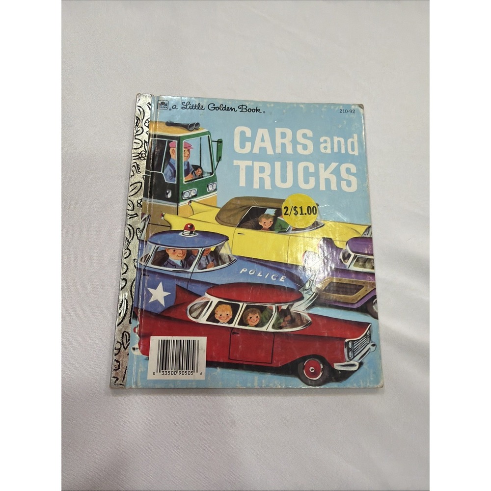 Richard Scarry's Cars and Trucks (Little Golden Book) - Hardcover - GOOD